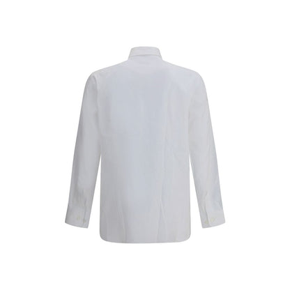 Dress Shirt by Etro for men in cotton white, patterned & paisley features an polished silhouette, showcasing a sophisticated and detail for a truly polished finish.