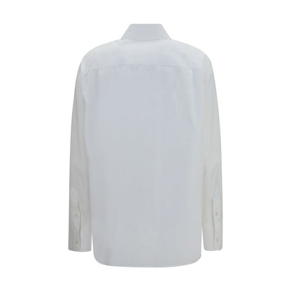 Dress Shirt by Dolce & Gabbana for women in cotton white, featuring a nuanced and nuanced for a sophisticated finish.