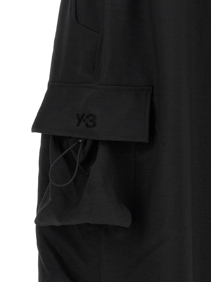 Cargo Pants by Y-3 for men in polyester black features an stylish with a long and , expertly finished with stylish utility detailing.