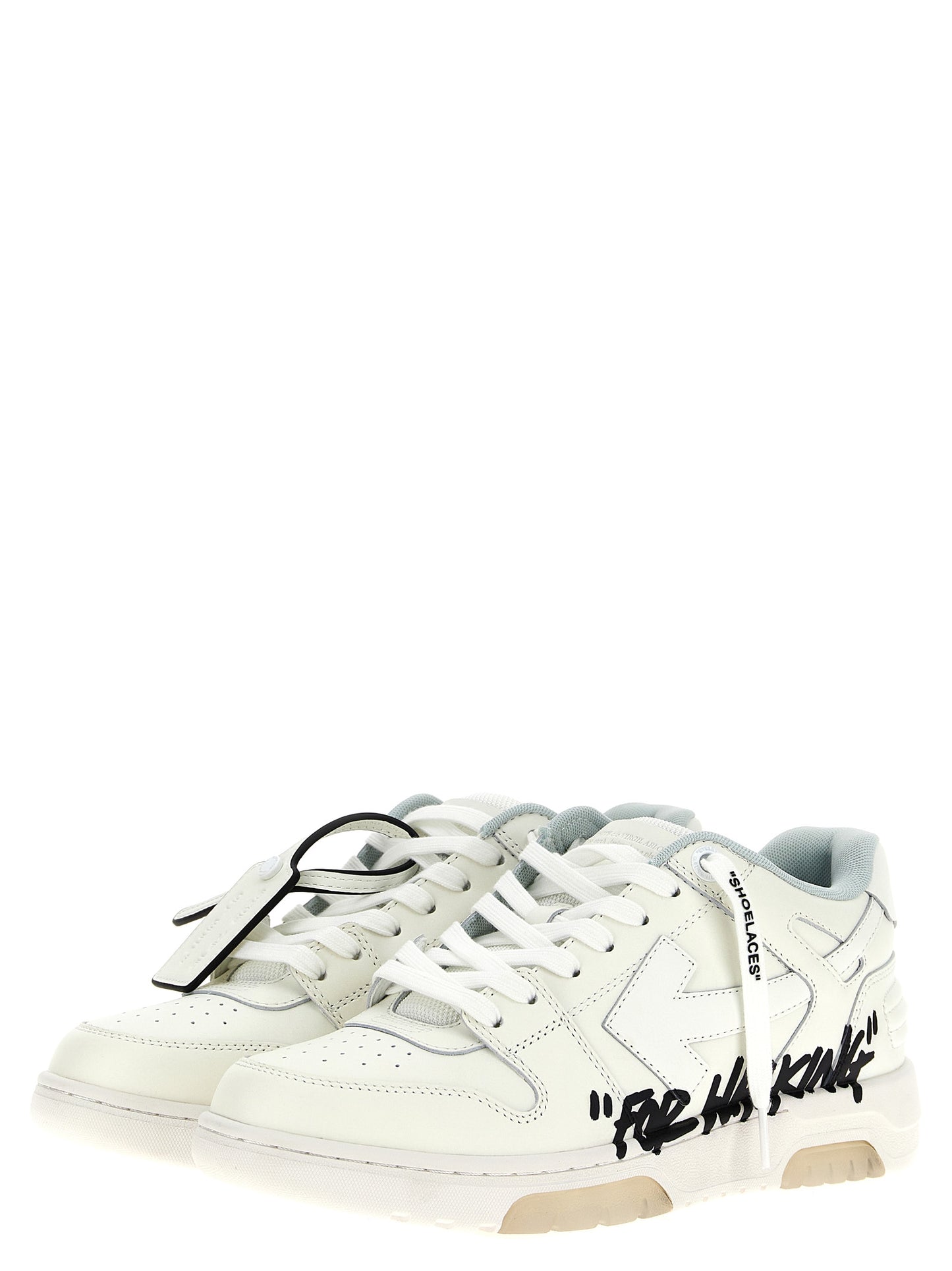 Sneakers by Off-White for men in polyester rubber leather bicolour, black, white & print features an timeless silhouette from the Men's Fashion Polyester Rubber Leather Sneakers collection, showcasing a signature fashion style with an timeless finish.
