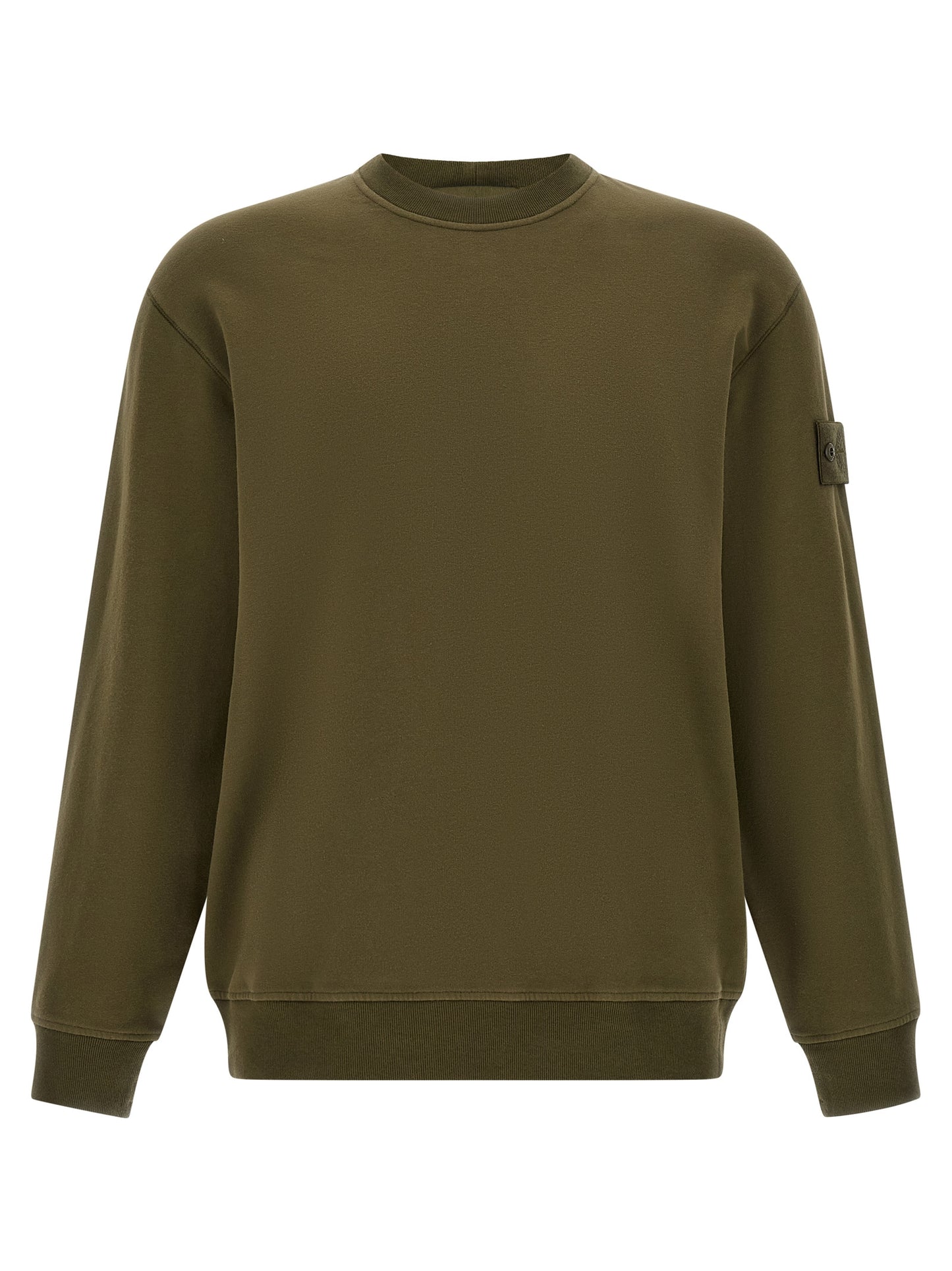 Stone Island Bicolor Cotton Sweatshirt