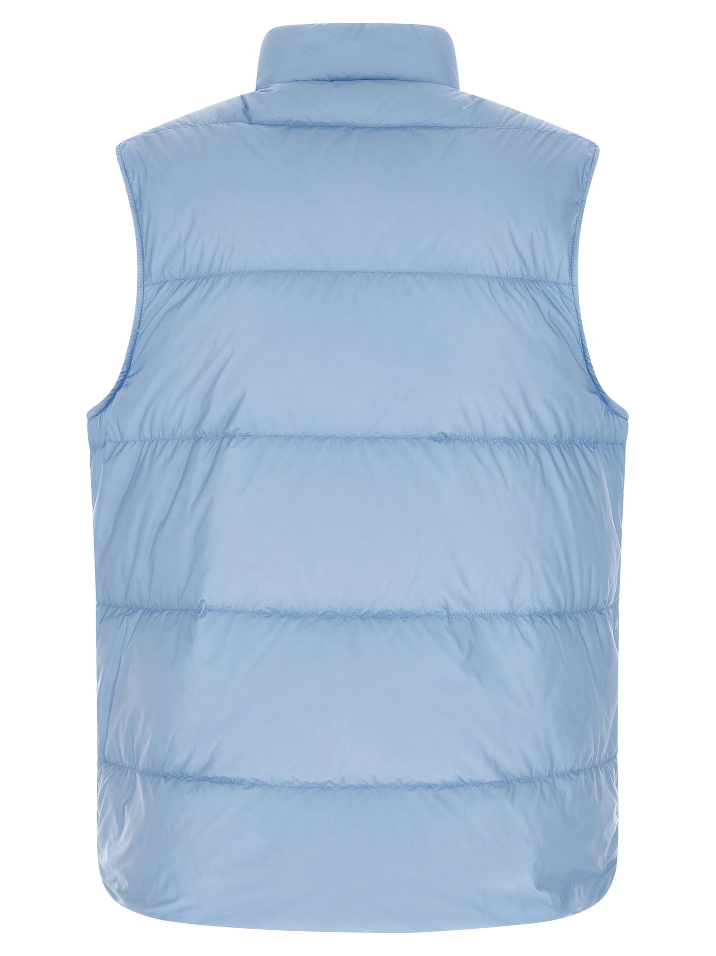 Moncler Blue Polyamide Sleeveless Jacket