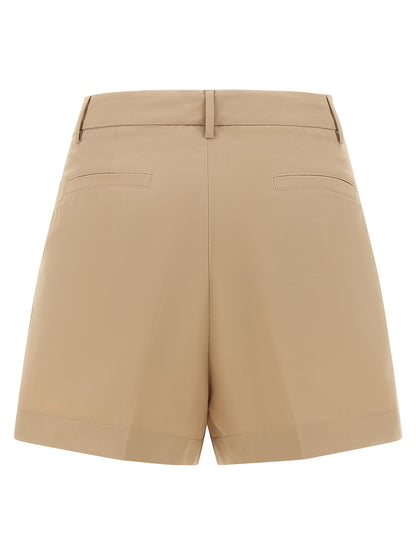 Bermuda Shorts by Fabiana Filippi for women in polyamide cotton canvas brown & sand presents a sleek silhouette, featuring a sleek wide with a refined short and a sophisticated .