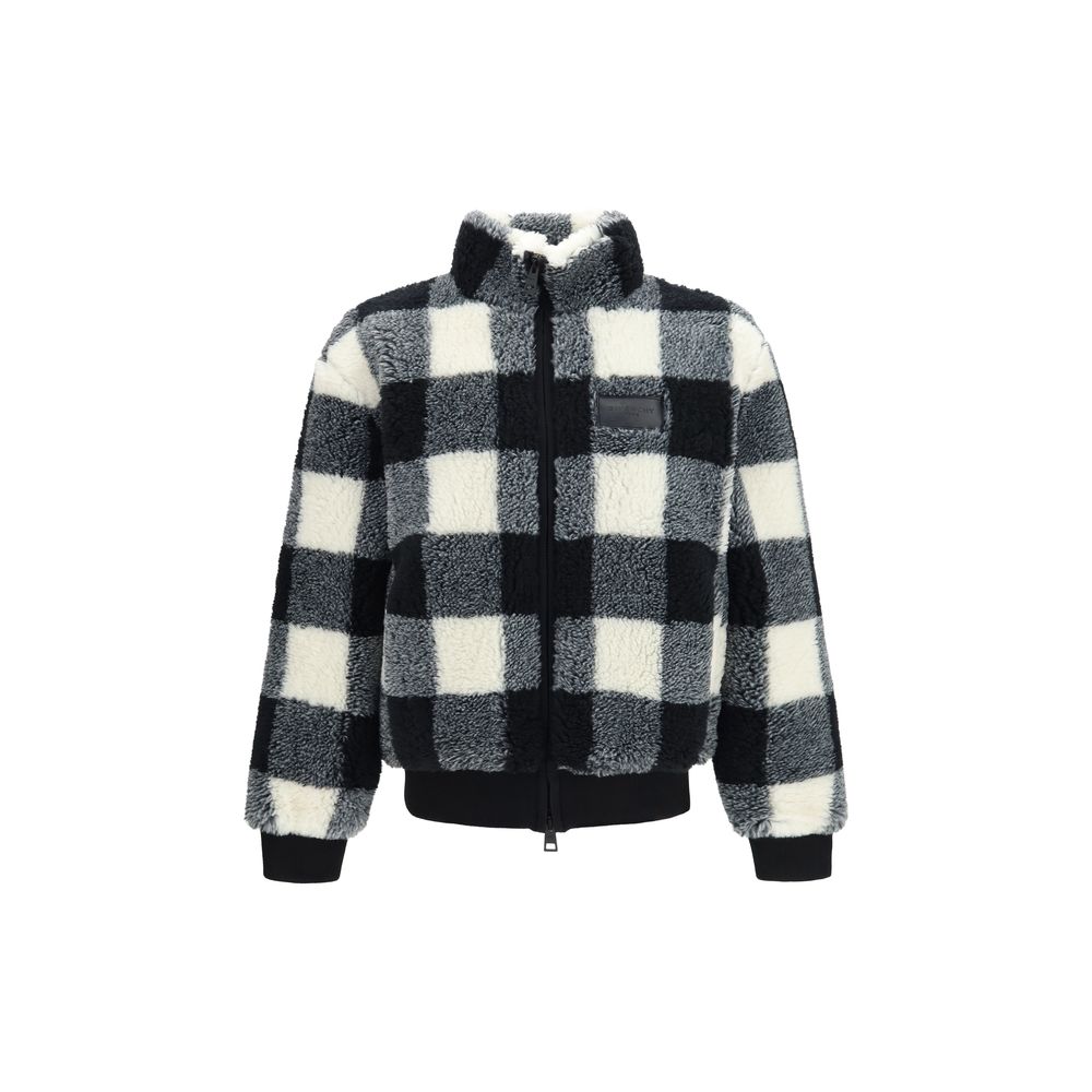 Overcoat by Givenchy for men in merino wool & polyester gray, patterned & checked features an satoral silhouette, showcasing a sophisticated high-collar neckline and satoral pockets for a premium, timeless look.