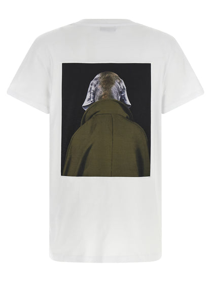 T-Shirt by Max Mara for women in cotton white, signature & print features a plush silhouette, showcasing a sophisticated and for a truly plush finish.