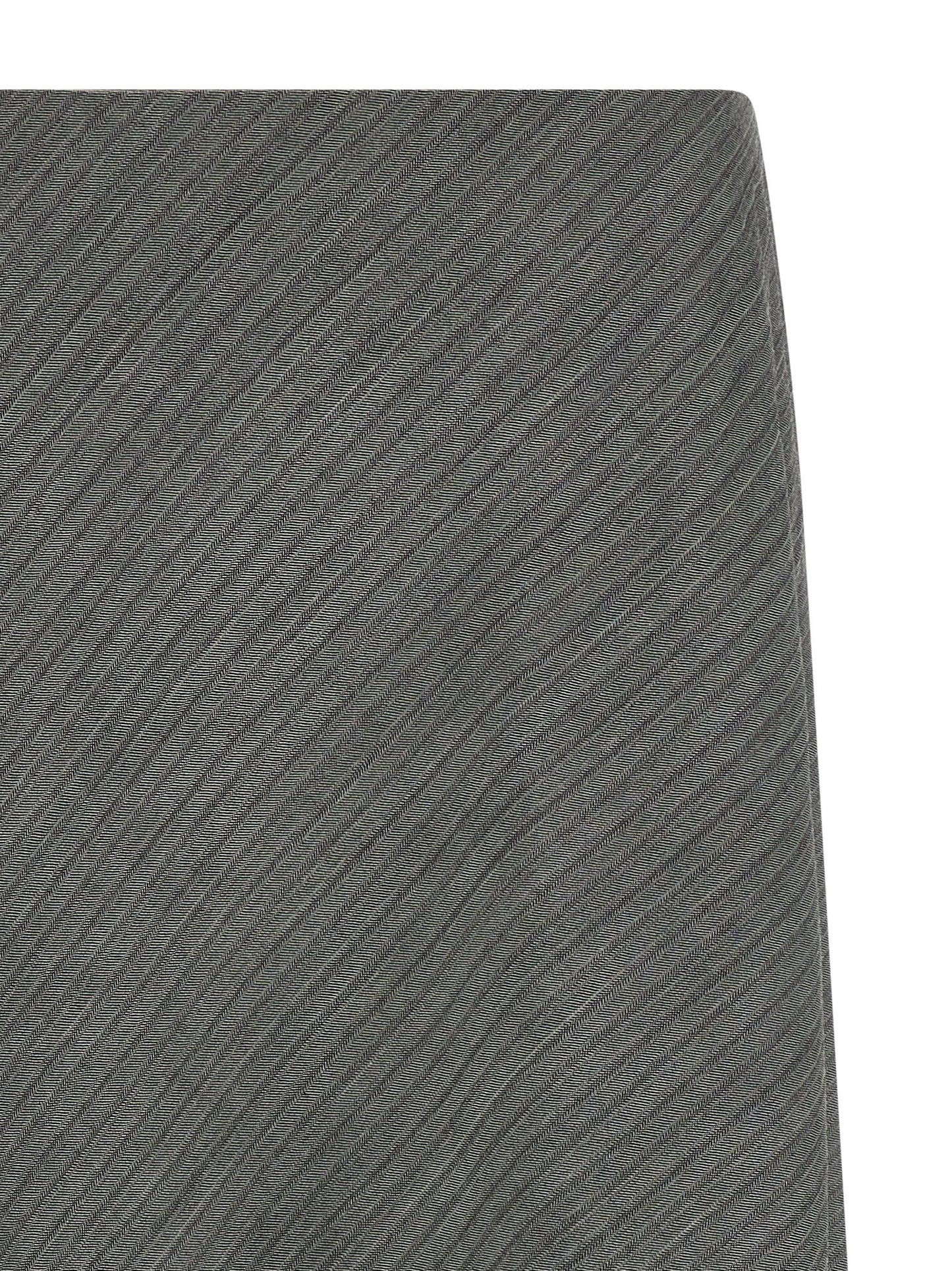 Skirt by Alberta Ferretti for women in viscose & virgin wool gray & chevron showcases a dramatic silhouette, artfully capturing the essence of the Women's Tailored Flared Viscose & Virgin Wool Mini Skirt in a dramatic mini cut for a refined look.