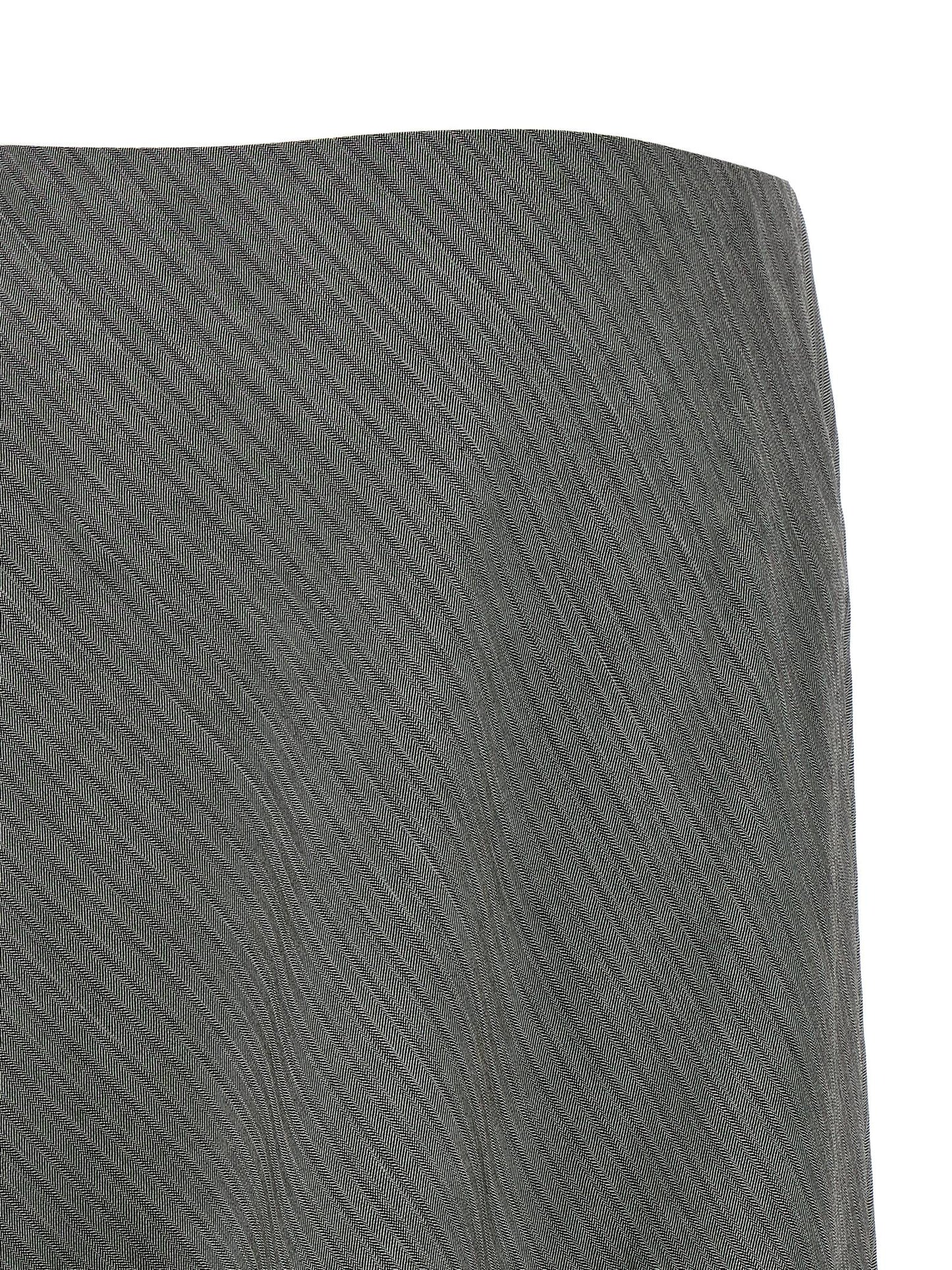 Skirt by Alberta Ferretti for women in viscose & virgin wool gray & chevron features an relaxed-yet-refined silhouette that elegantly showcases the Women's Tailored Flared Viscose & Virgin Wool Mini Skirt design and sophisticated mini.