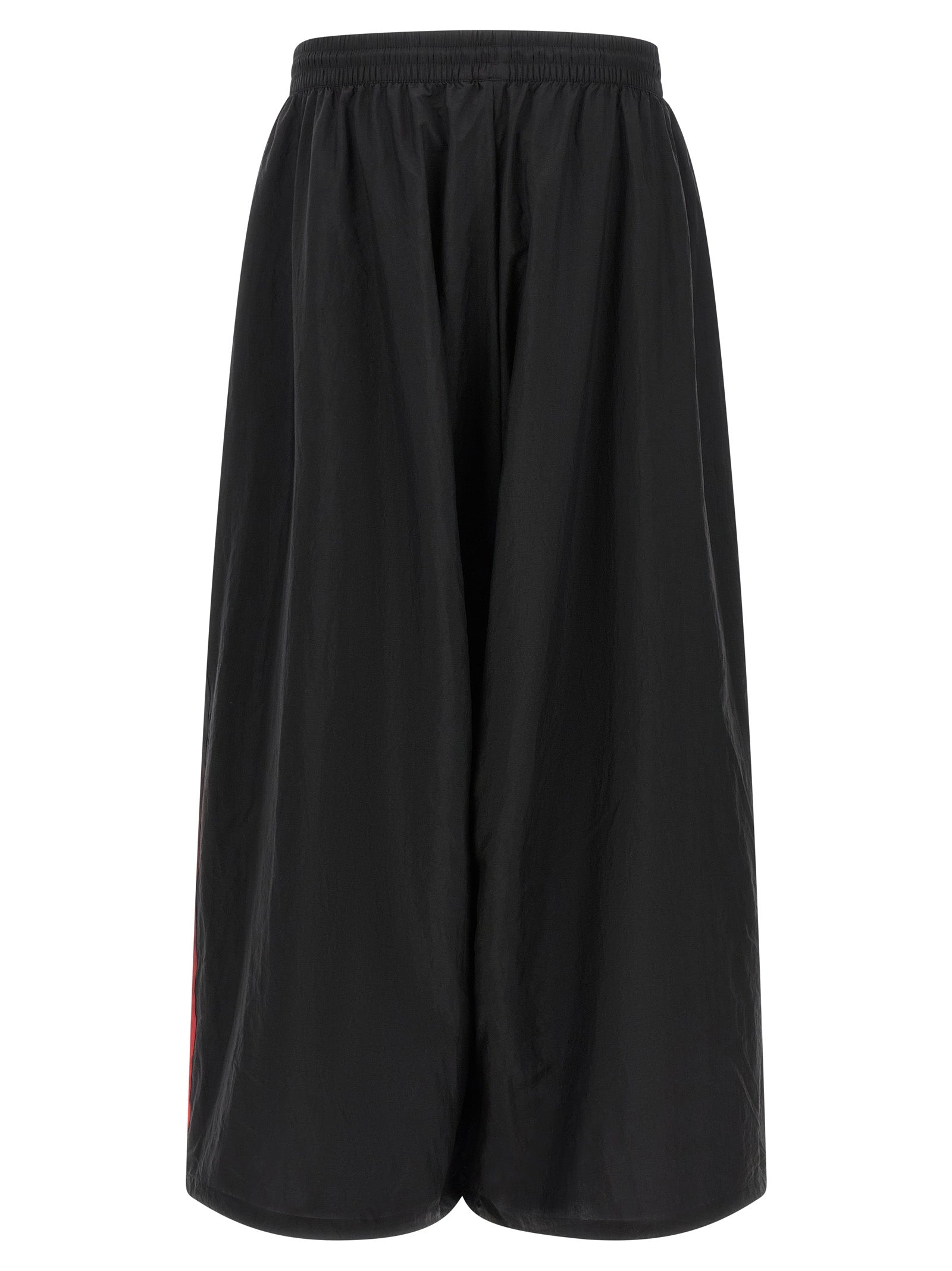 Activewear Pants by Y-3 for men in polyamide gradient, black, red & striped features an sporty athletic, relaxed-fit & wide with a long and , expertly finished with for an sporty performance aesthetic.