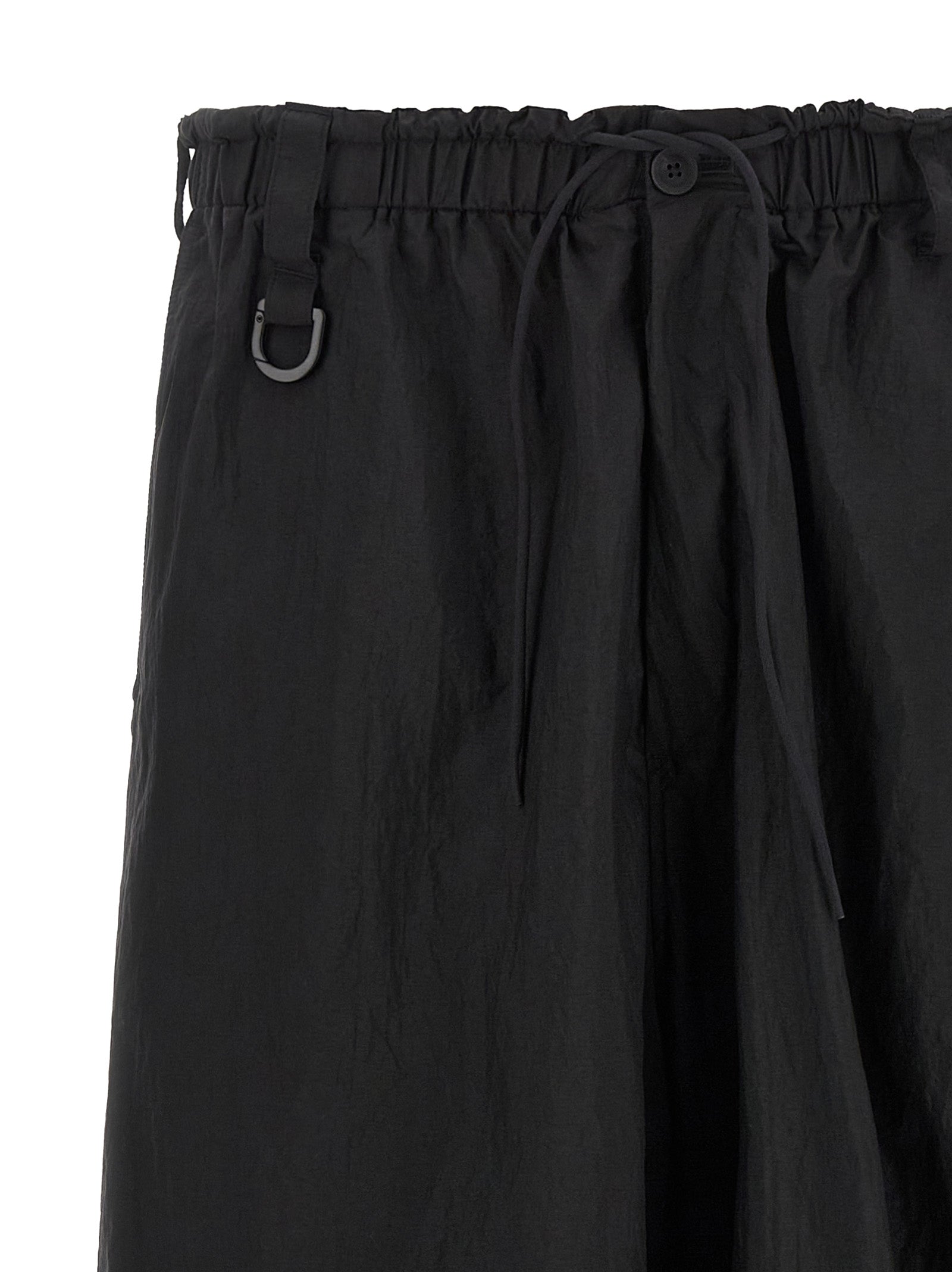Cargo Pants by Y-3 for men in polyamide gradient & black features a architectural relaxed-fit & wide with a architectural long and architectural .