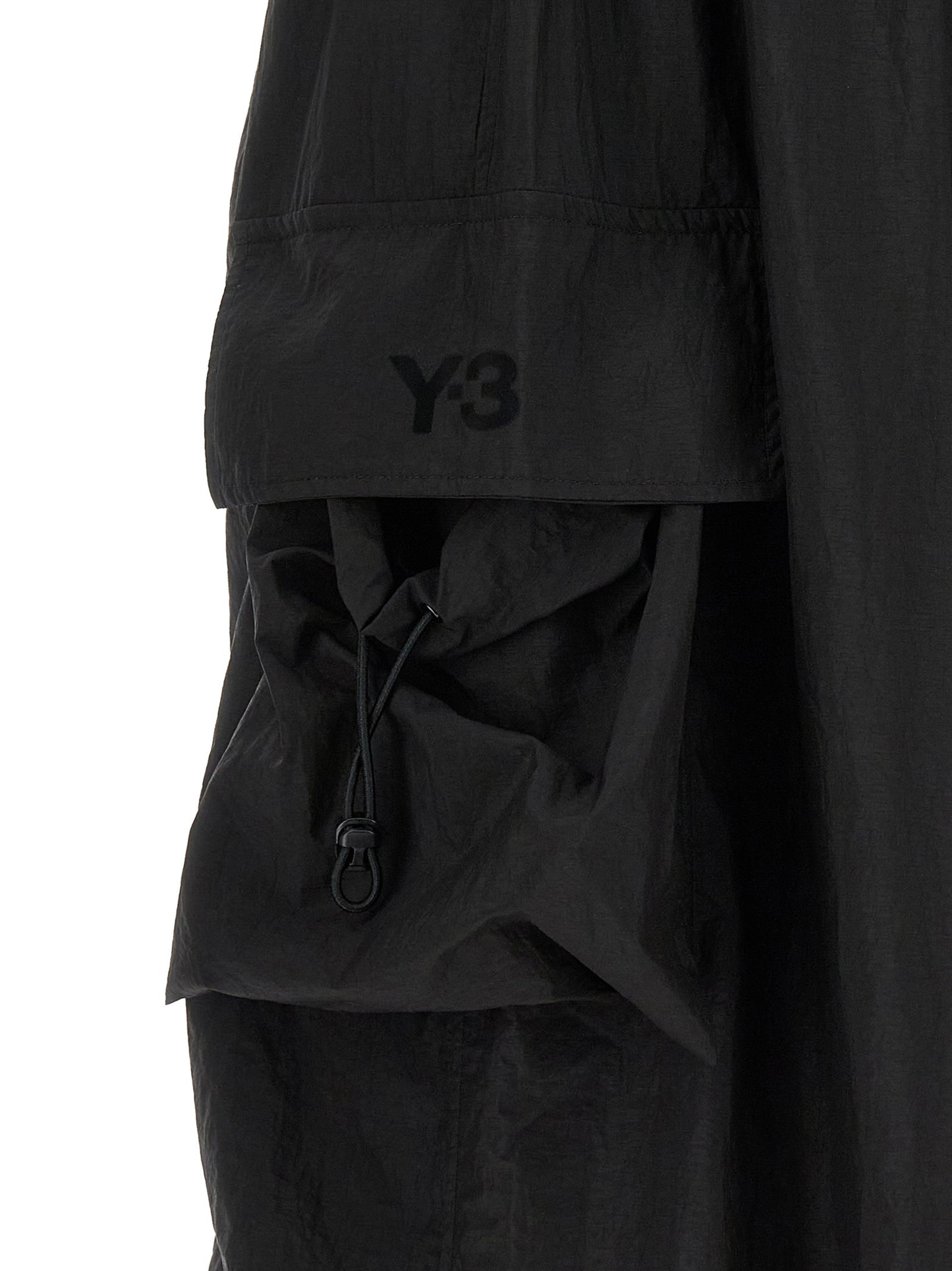 Cargo Pants by Y-3 for men in polyamide gradient & black features an tailored relaxed-fit & wide with a and long, creating a tailored utilitarian silhouette.