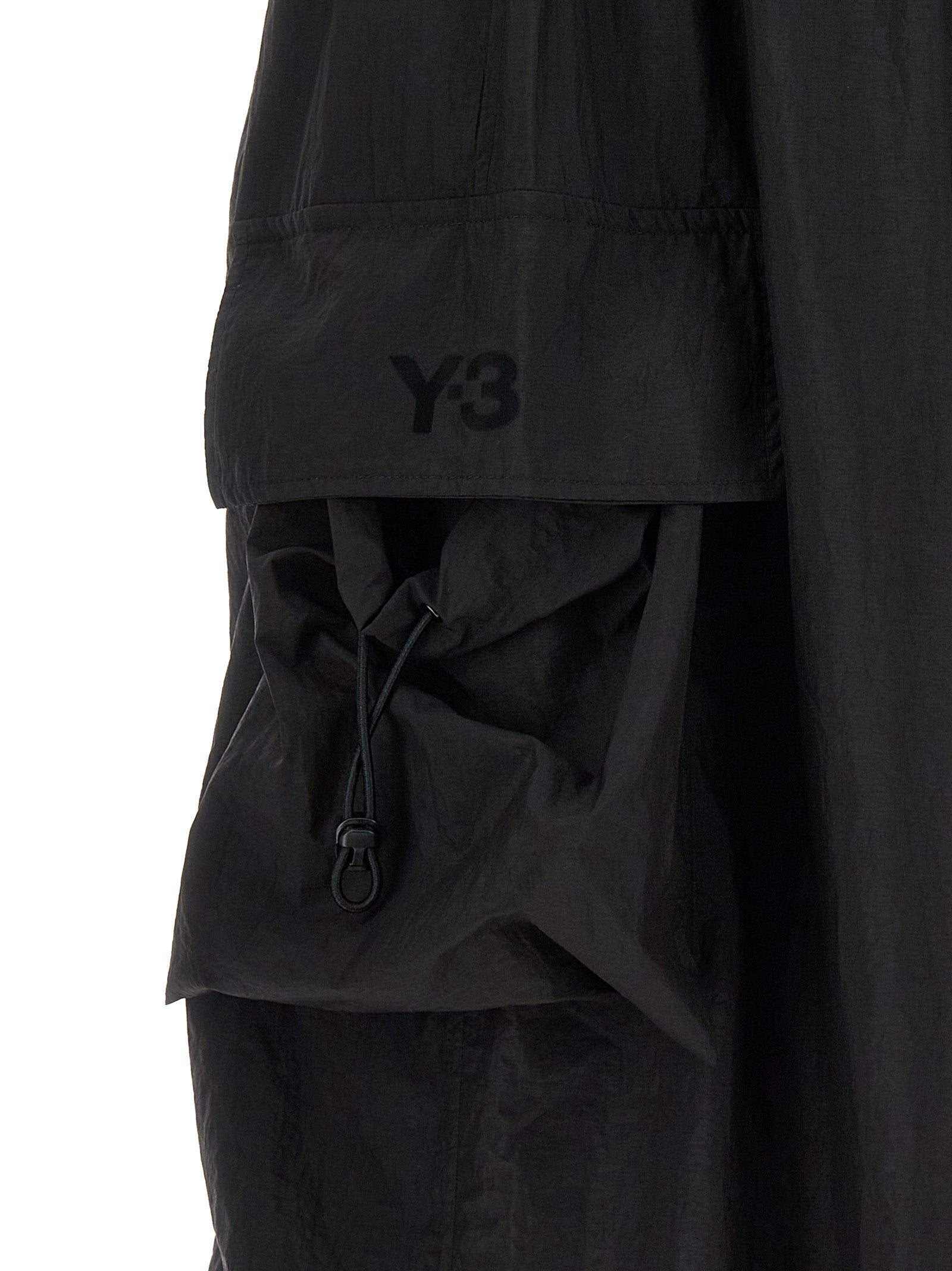 Cargo Pants by Y-3 for men in polyamide gradient & black features an tailored relaxed-fit & wide with a and long, creating a tailored utilitarian silhouette.