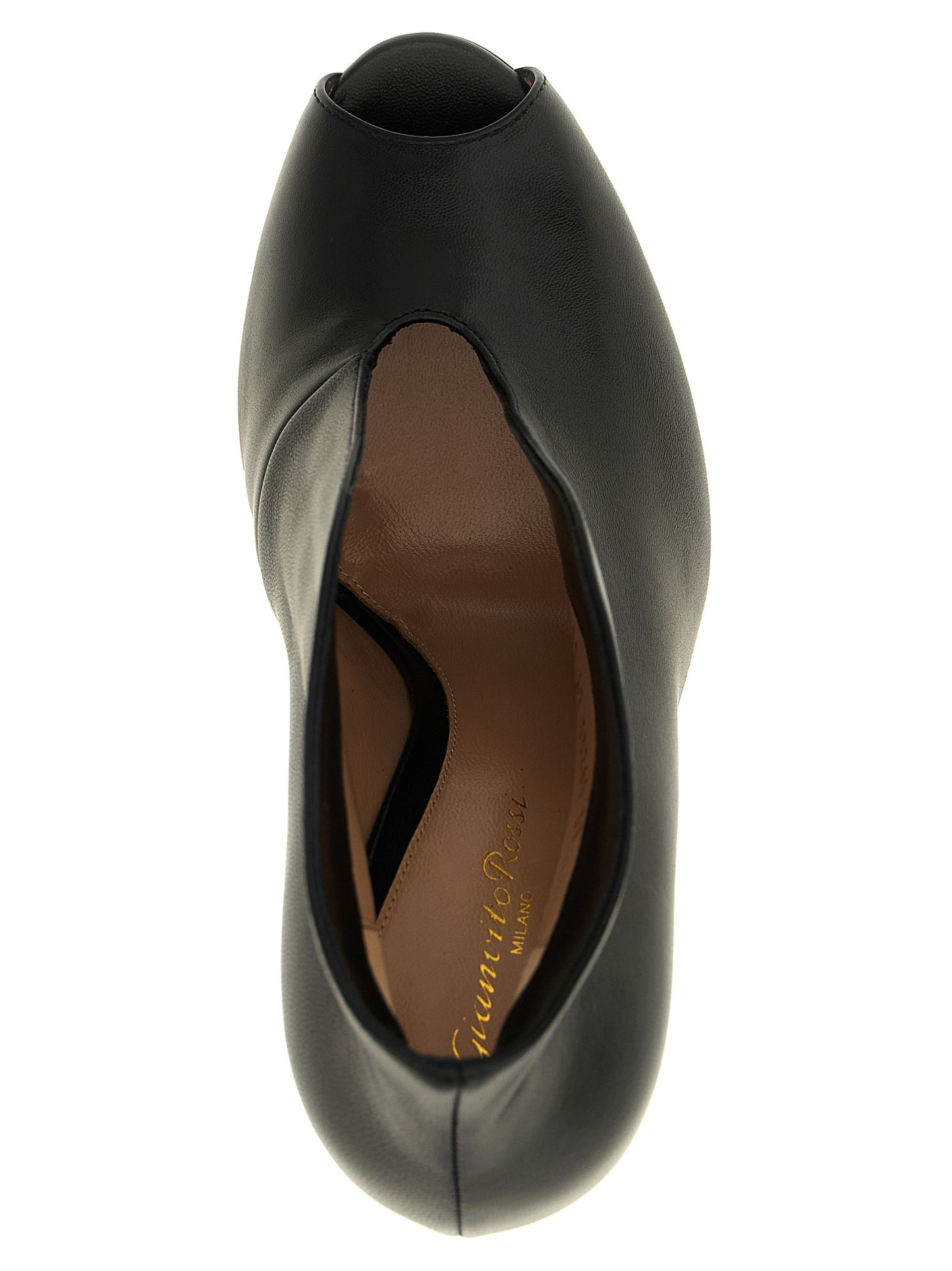 Stiletto Ankle Boots by Gianvito Rossi for women in nappa lamb leather black & gold features an effortless chic silhouette from the Women's Nappa Lamb Leather Stiletto Ankle Boots collection, showcasing a effortless chic stiletto and refined for an effortless chic look.