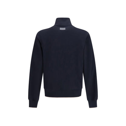 This Jacket by Dolce & Gabbana for men in stretch polyamide blue showcases a magnificent silhouette, meticulously crafted with a distinctive high-neck neckline and functional pockets for a magnificent finish.