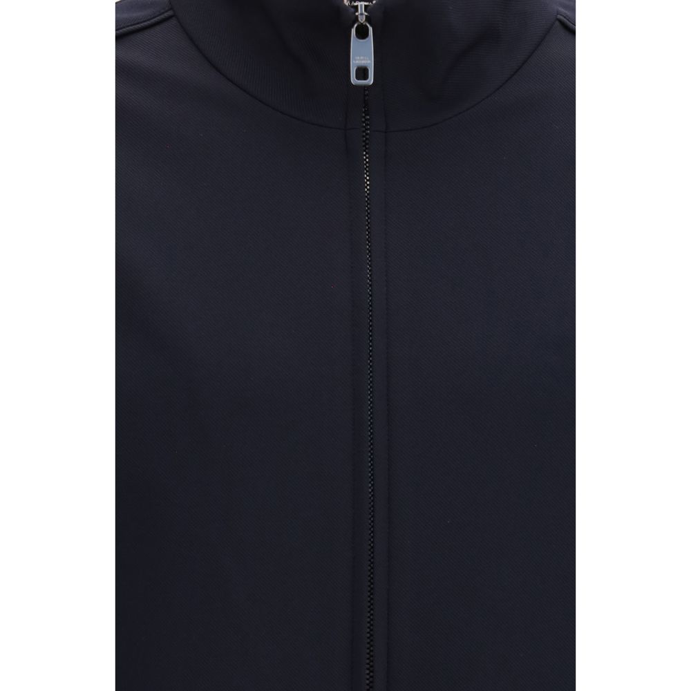 Jacket by Dolce & Gabbana for men in stretch polyamide blue features a smart silhouette, perfectly accentuated by its unique and functional pockets for a smart finish.