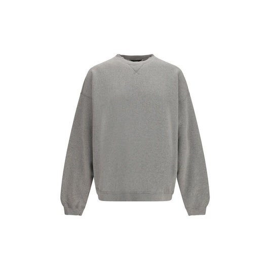 Sweatshirt by Golden Goose for men in cotton gray features an enviable silhouette, showcasing a premium long-sleeve and refined crew neckline for a truly enviable finish.