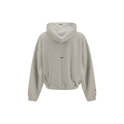 Sweatshirt Hoodie by Represent for men in cotton beige & signature features an luminous silhouette, showcasing a sophisticated hooded neckline and for a truly luminous look.