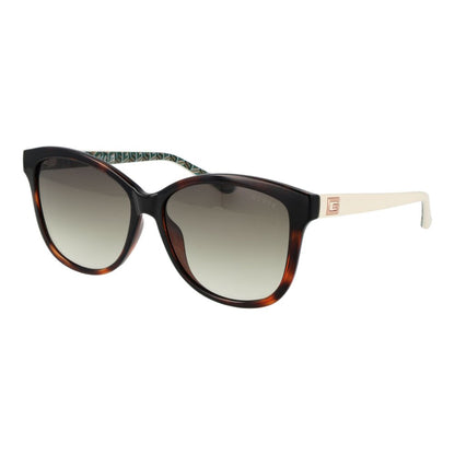Guess Butterfly Gradient Medium-Tint Metal Sunglasses - Brown