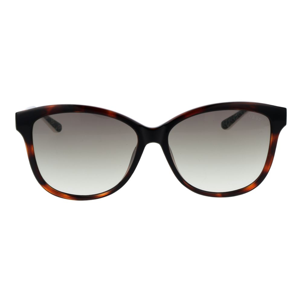 Guess Butterfly Gradient Medium-Tint Metal Sunglasses - Brown