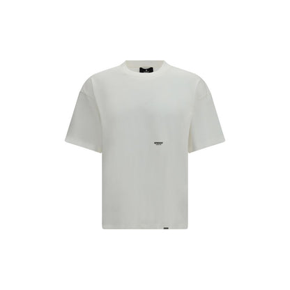 T-Shirt by Represent for men in cotton white showcases a unassuming silhouette, artfully detailed with a refined crew neckline and unassuming for a sophisticated, contemporary look.