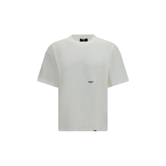 T-Shirt by Represent for men in cotton white showcases a unassuming silhouette, artfully detailed with a refined crew neckline and unassuming for a sophisticated, contemporary look.