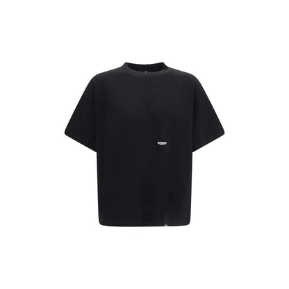 T-Shirt by Represent for men in cotton black showcases a fashionable silhouette, elegantly detailed with a fashionable and crew neckline for a sophisticated, high-fashion look.