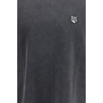 Maison Kitsuné Gray Cotton T-Shirt