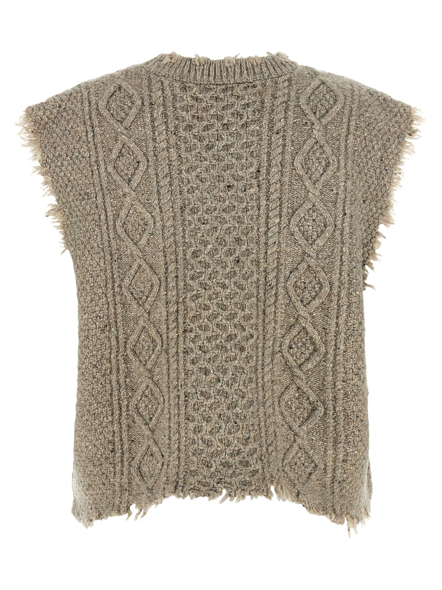 Vest by R13 for women in polyamide viscose wool gray & patterned features an contemporary silhouette, showcasing refined and a contemporary for a sophisticated layered look.