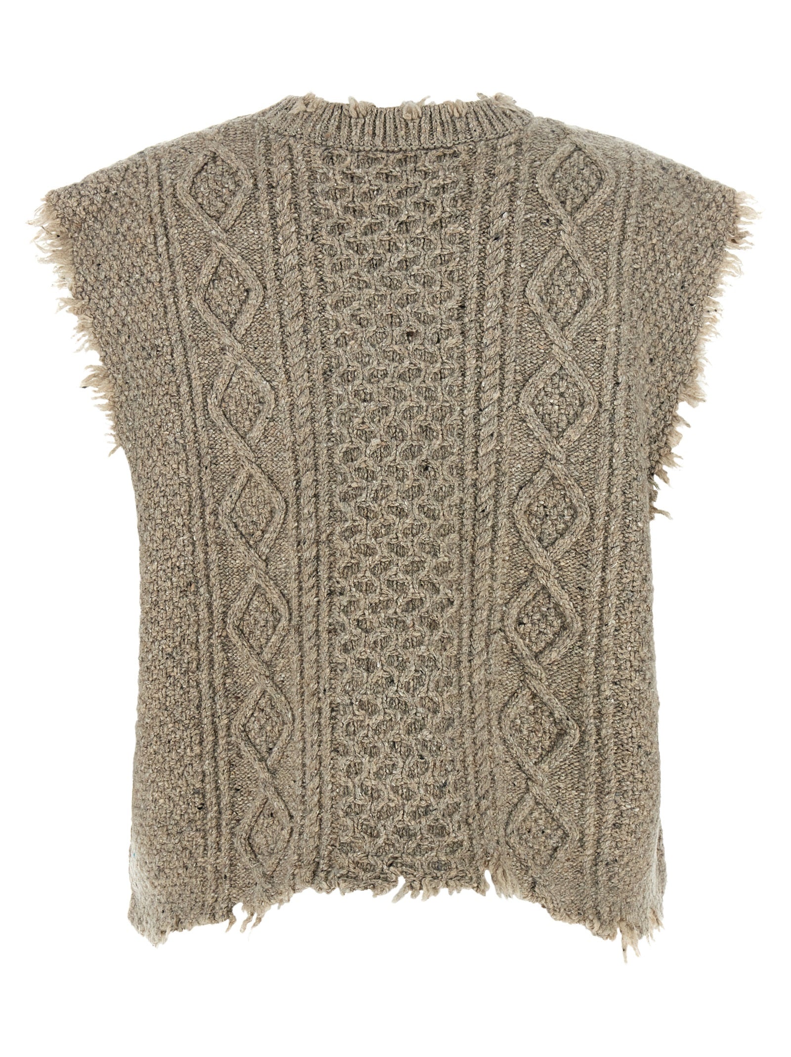 Vest by R13 for women in polyamide viscose wool gray & patterned features an contemporary silhouette, showcasing refined and a contemporary for a sophisticated layered look.