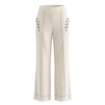 Trussardi Jeans White Cotton Women's Pants