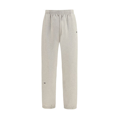 Jogger Sweatpants by Represent for men in cotton beige features a versatile silhouette, integrating performance with a versatile relaxed-fit, regular-fit & wide, long, and comfortable .