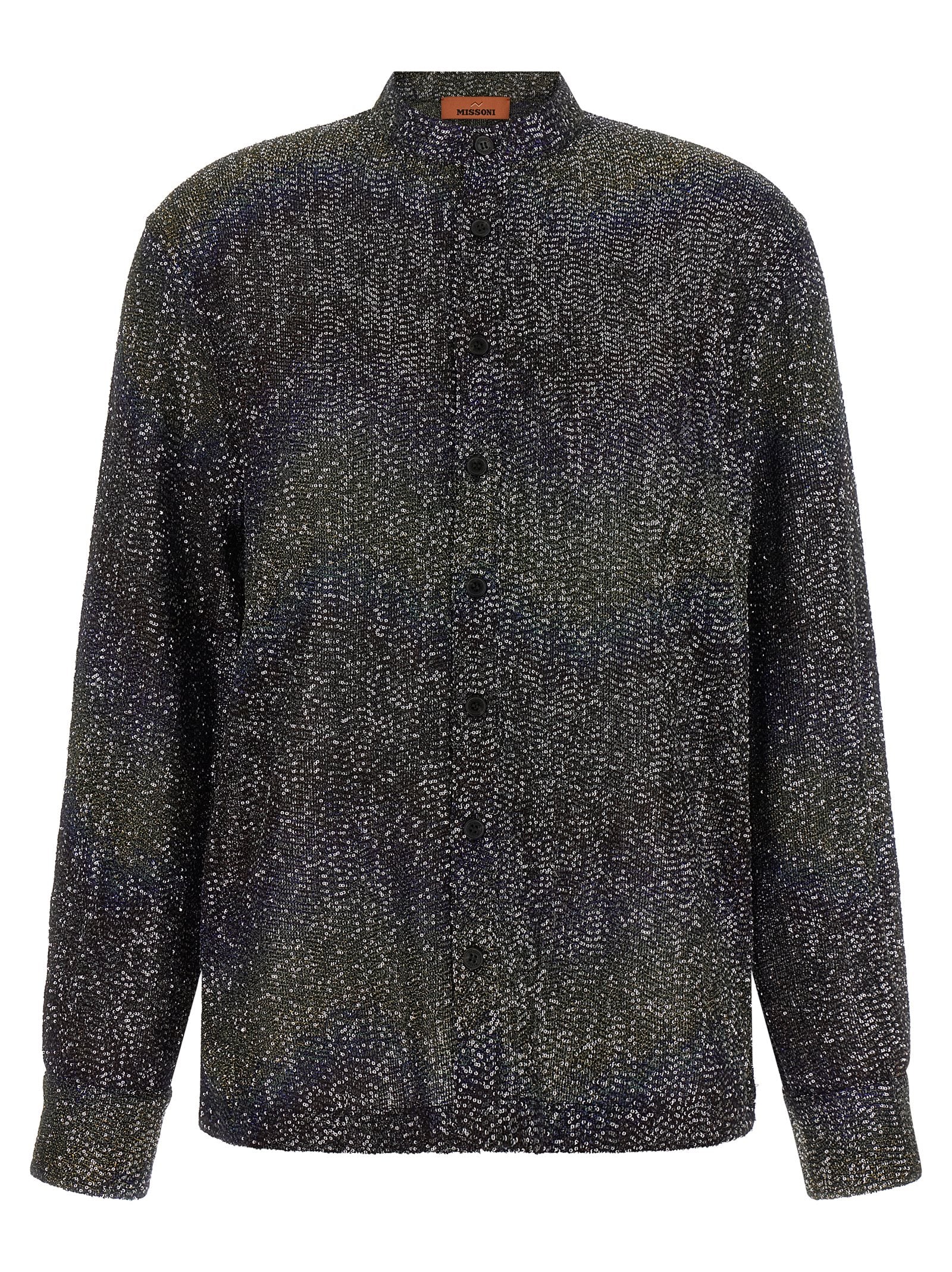Cardigan by Missoni for women in polyamide polyester & sequins multicolor showcases a luxurious silhouette, meticulously detailed with a sophisticated and for a refined finish.