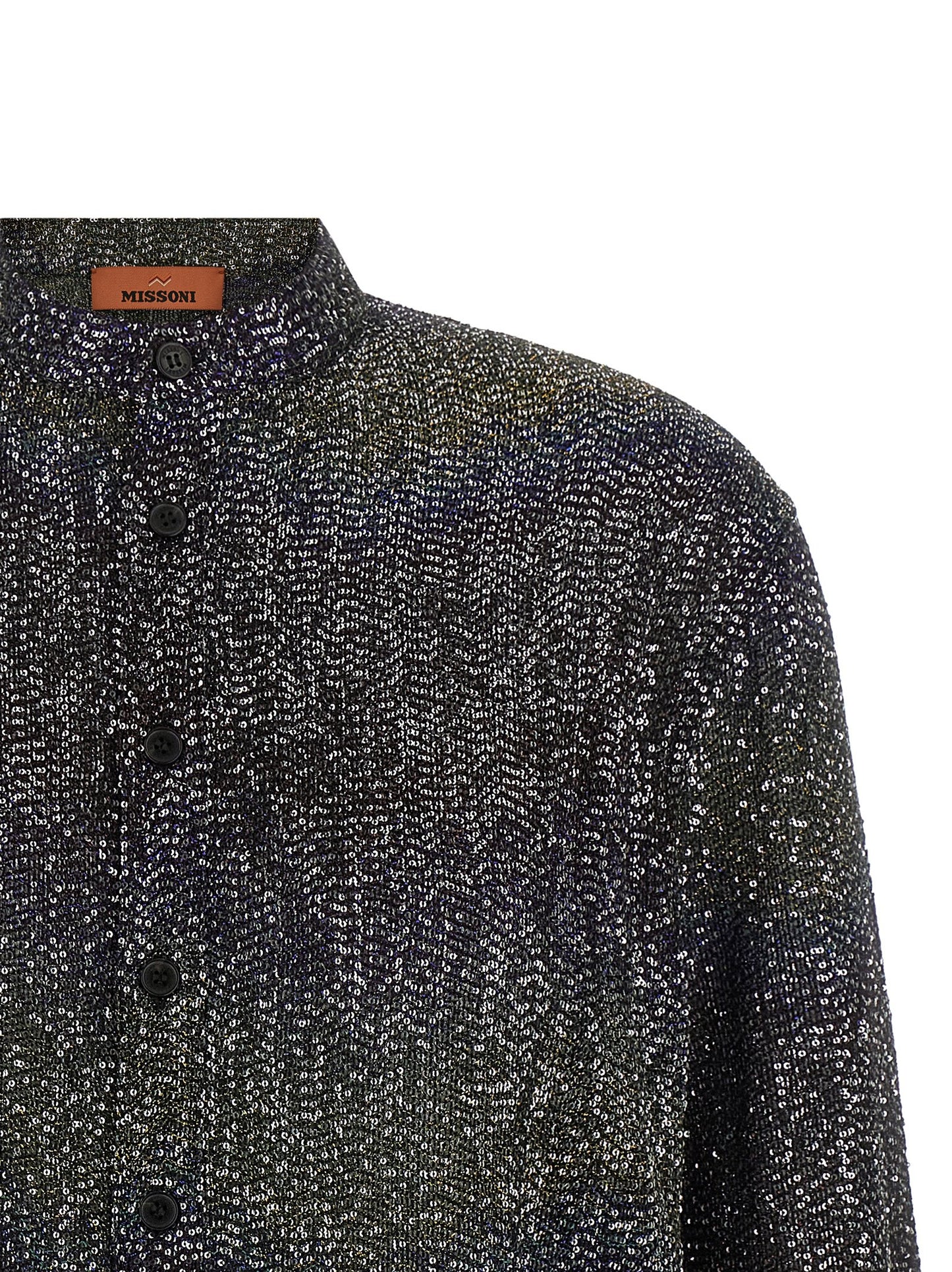 Cardigan by Missoni for women in polyamide polyester & sequins multicolor features an crisp silhouette, showcasing a sophisticated and detail for a truly crisp finish.