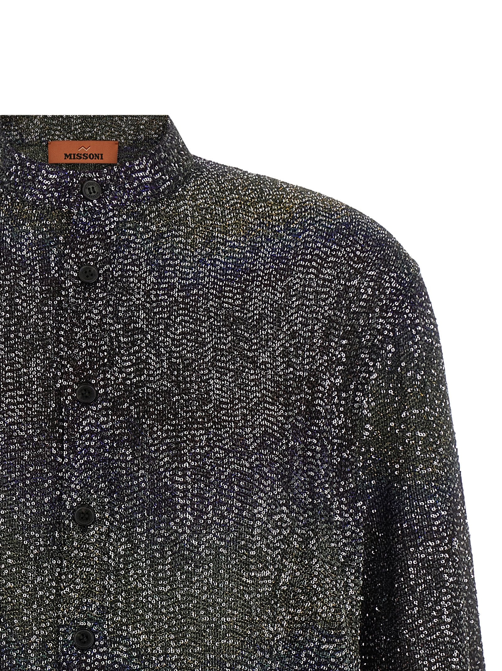 Cardigan by Missoni for women in polyamide polyester & sequins multicolor features an crisp silhouette, showcasing a sophisticated and detail for a truly crisp finish.