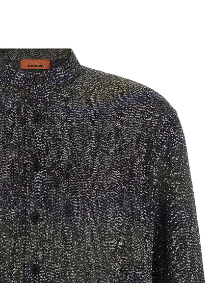 Cardigan by Missoni for women in polyamide polyester & sequins multicolor features an crisp silhouette, showcasing a sophisticated and detail for a truly crisp finish.