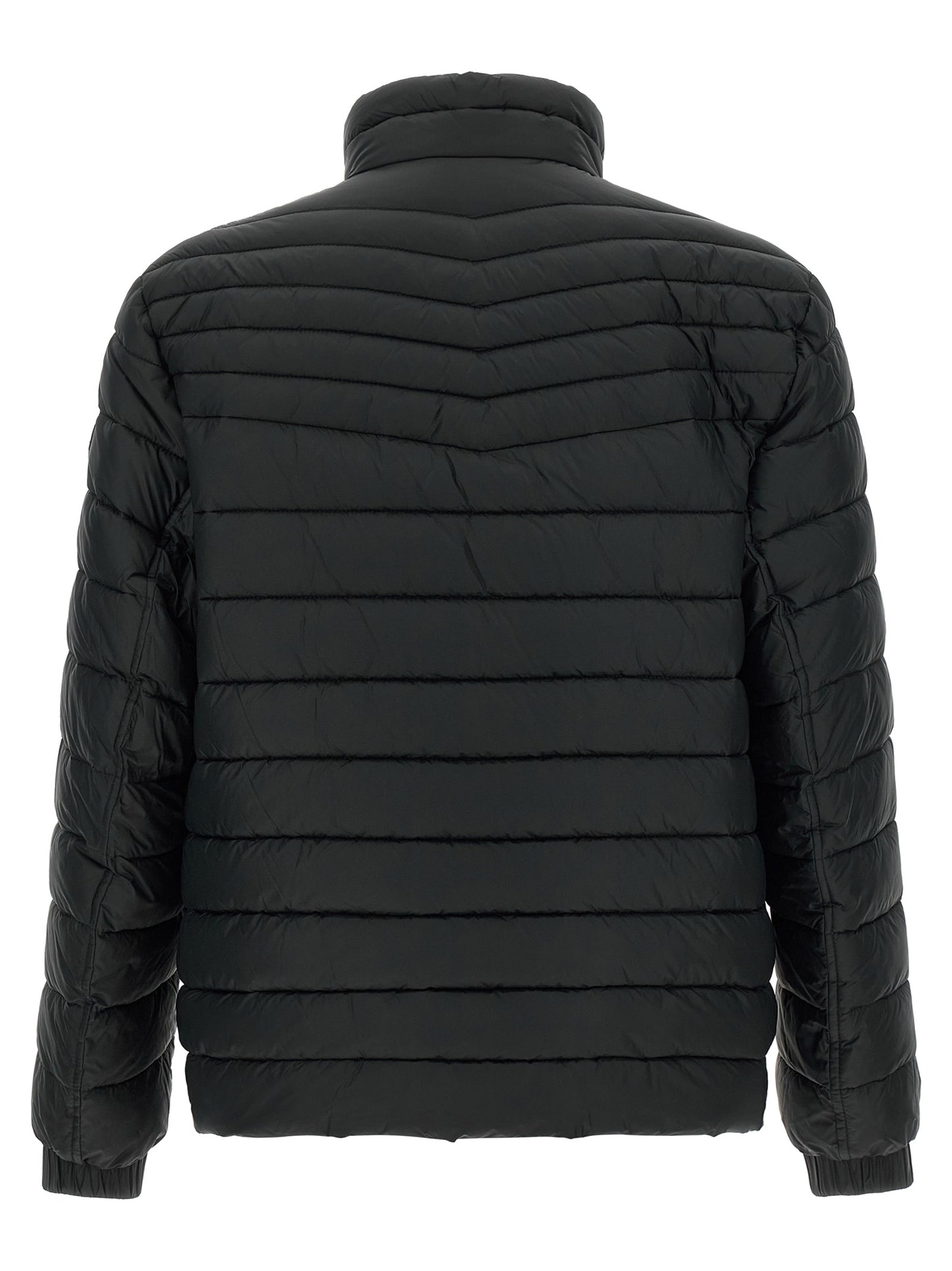 Puffer Jacket by Hugo Boss for men in polyamide black features an contemporary silhouette, showcasing a sophisticated high-neck neckline and contemporary pockets & insulated for a truly refined look.