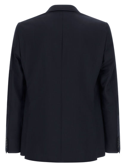 Pant Suit by Pal Zileri for men in wool navy showcases an bespeak silhouette, artfully detailed with a sophisticated and an bespeak for a refined finish.
