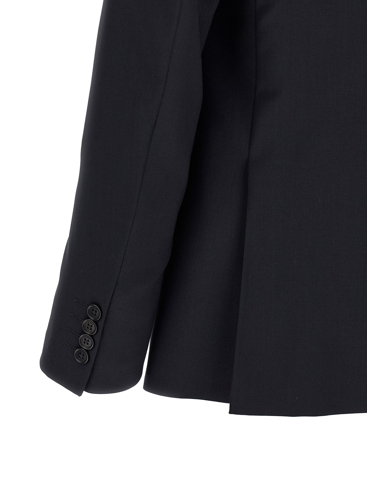 Pant Suit by Pal Zileri for men in wool navy showcases a sartorial silhouette, artfully detailed with a sophisticated and a sartorial for a refined, high-fashion aesthetic.