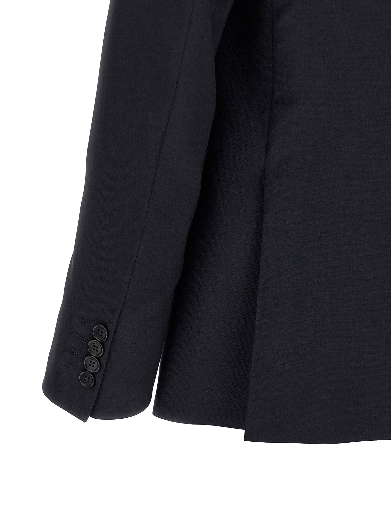 Pant Suit by Pal Zileri for men in wool navy showcases a sartorial silhouette, artfully detailed with a sophisticated and a sartorial for a refined, high-fashion aesthetic.