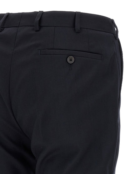 Pant Suit by Pal Zileri for men in wool navy presents a nuanced silhouette, showcasing a nuanced and nuanced for an elevated aesthetic.