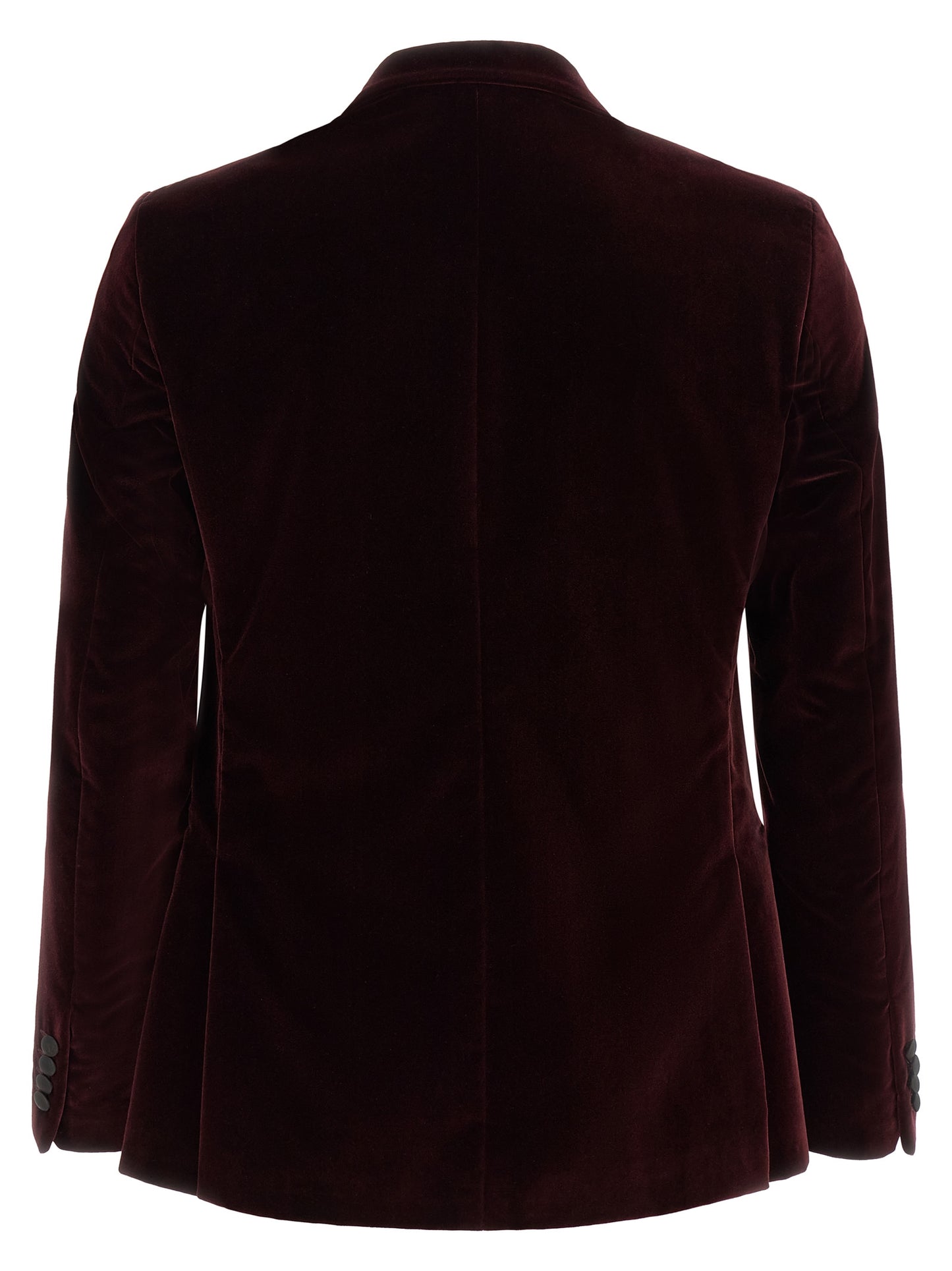 Blazer by Pal Zileri for men in satin cotton velvet black & bordeaux presents a distinguished silhouette, detailed with a distinguished and distinctive for a truly sophisticated finish.
