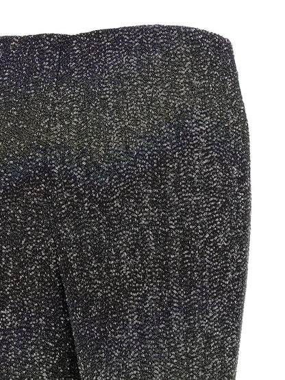 Trousers by Missoni for women in polyamide polyester & sequins multicolor features a sculptural silhouette, showcasing a sculptural flared and long with a sophisticated for a sculptural finish.