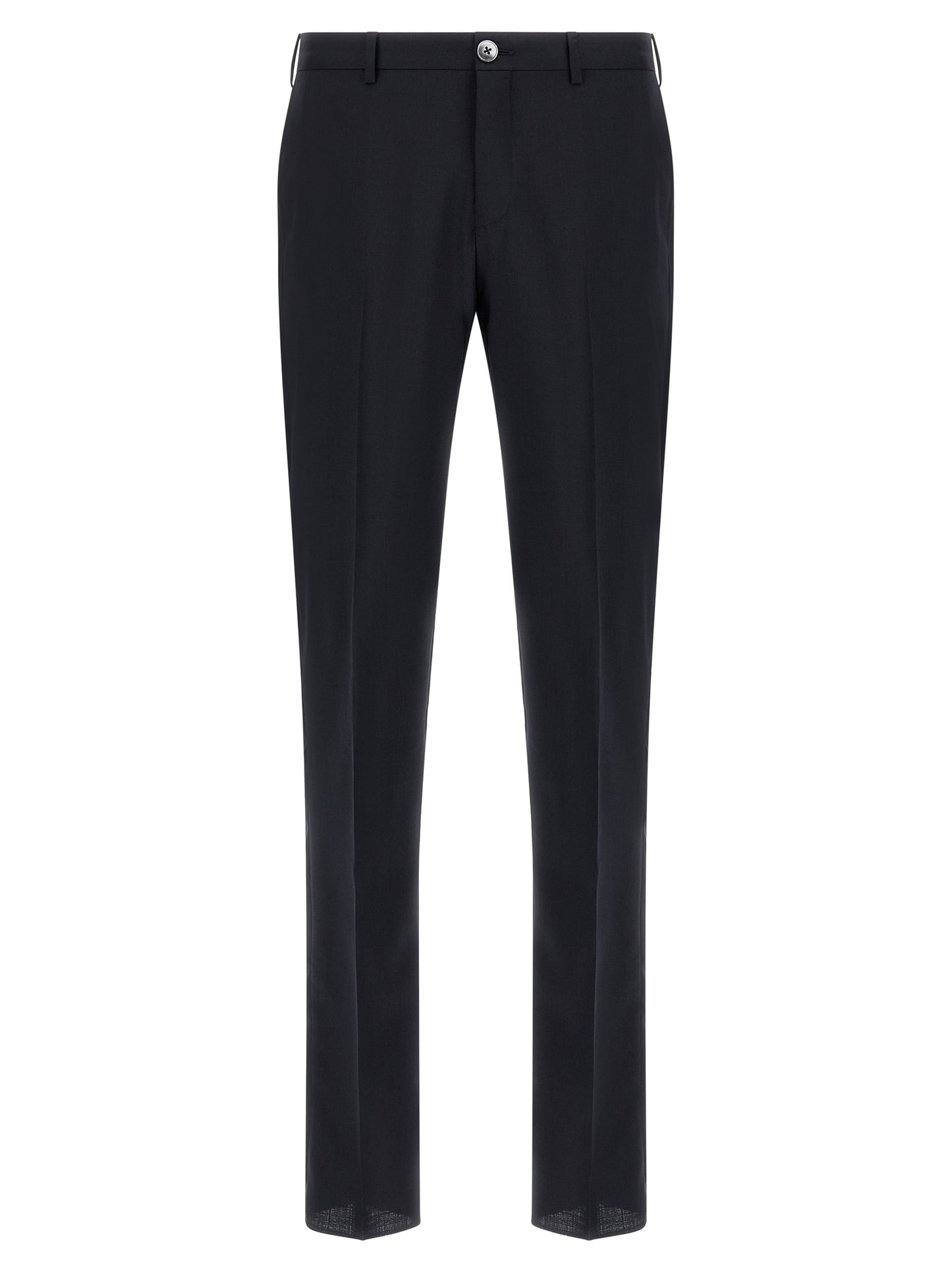 Pant Suit by Pal Zileri for men in satin wool black showcases an bespeak silhouette, artfully detailed with a sophisticated and an bespeak straight for a refined finish.
