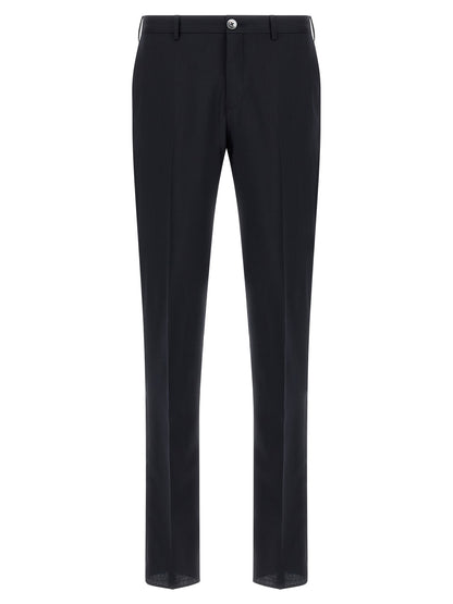 Pant Suit by Pal Zileri for men in satin wool black showcases an bespeak silhouette, artfully detailed with a sophisticated and an bespeak straight for a refined finish.