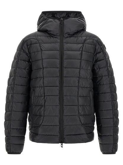 This Hooded Puffer Jacket by Diesel for men in polyester black exhibits a edgy silhouette, meticulously detailed with functional lightweight, hooded & insulated and a edgy hooded neckline for a edgy finish.