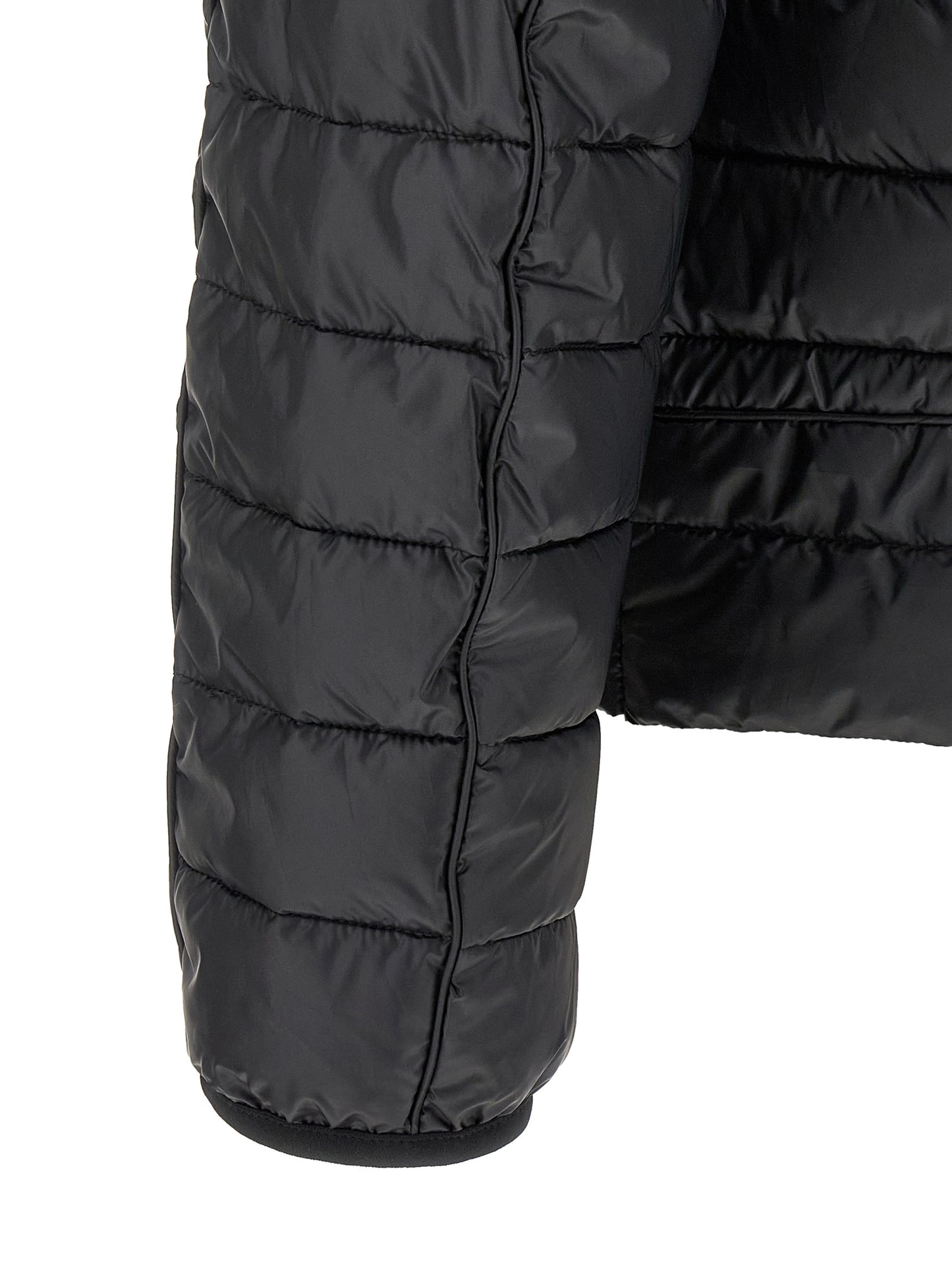 Hooded Puffer Jacket by Diesel for men in polyester black presents a effortlessly chic silhouette, showcasing a sophisticated hooded neckline and premium lightweight, hooded & insulated for a truly effortlessly chic finish.
