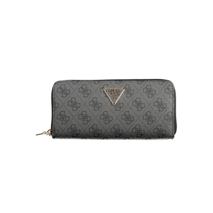 Cardholder Wallet by Guess Jeans for women in polyurethane black presents a refined silhouette, artfully capturing the essence of the Laurel Polyurethane Cardholder Wallet design with sophisticated card-organization for a refined look.