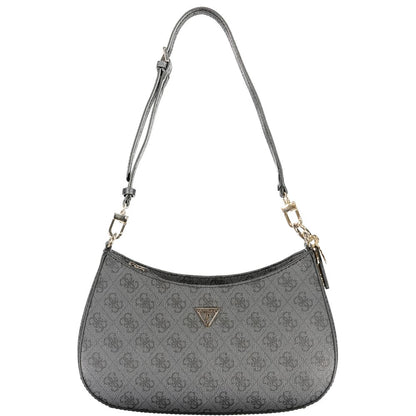 Guess Jeans Noelle Polyurethane Handbag - Black