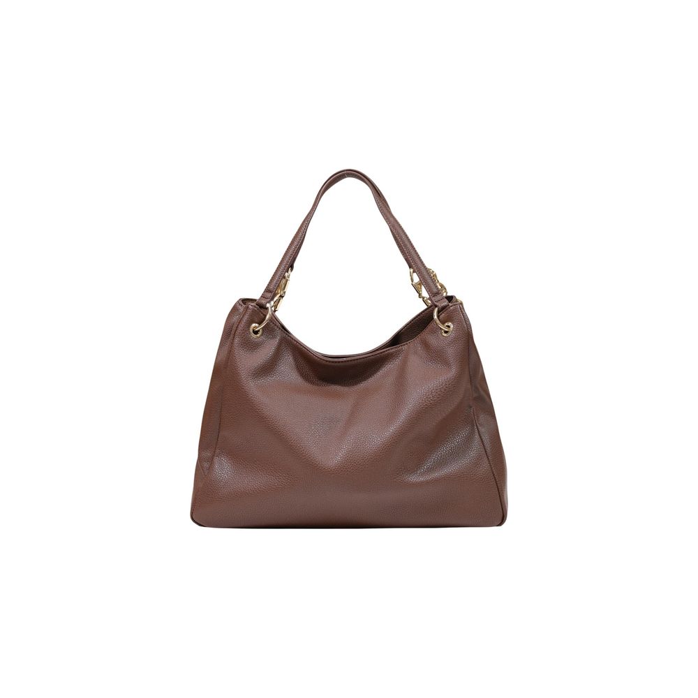 Large Handbag by Love Moschino for women in polyethylene & polyurethane brown & gold features an refined silhouette, showcasing a secure , ample , and versatile handle for a sophisticated refined aesthetic.