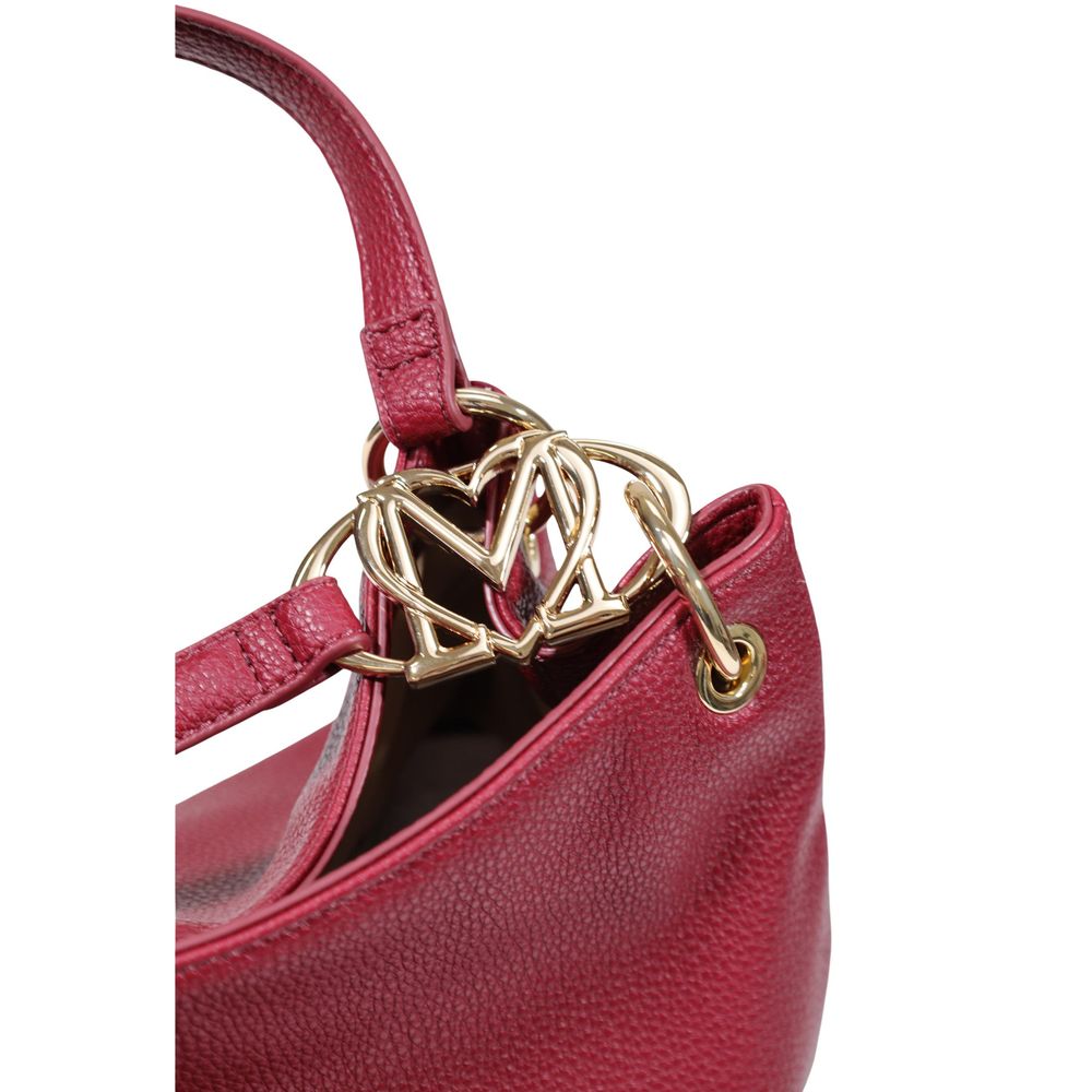 This Large Handbag by Love Moschino for women in polyethylene & polyurethane and gold & purple presents a sculptural silhouette featuring a secure , ample , and versatile handle for a sculptural finish.