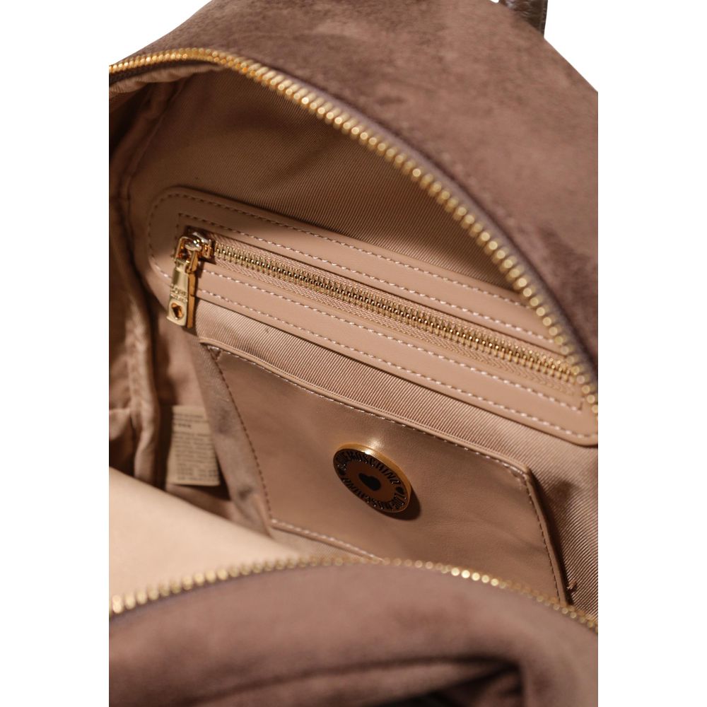 Love Moschino Stretch Polyester Backpack - Brown